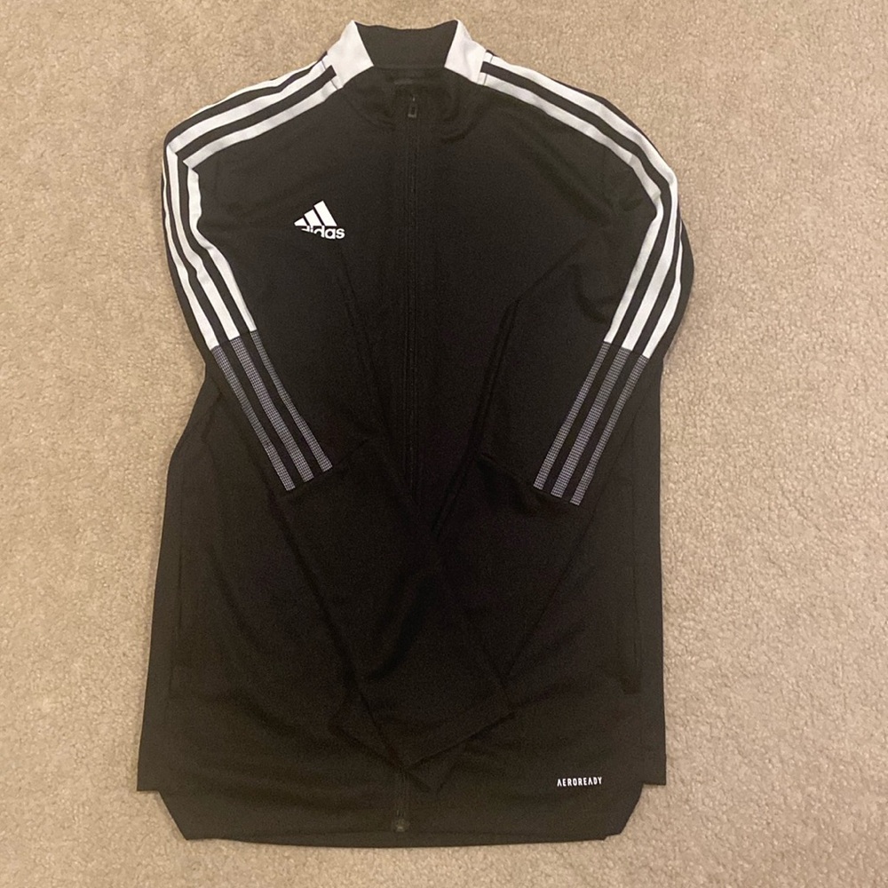 Adidas thin zip-up sweater